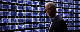 Morgan Freeman in The Dark Knight (2008) 