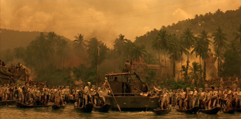 Apocalypse Now. ?Francis Ford Coppola (1979). Cinematography by Vittorio Storaro. Starring Martin Sheen. Apocalypse Now