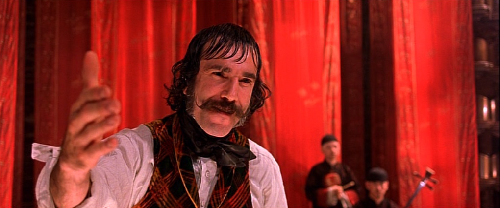 Gangs of New York. Martin Scorsese (2002). Cinematography by Michael Ballhaus. Daniel Day-Lewis in Gangs of New York