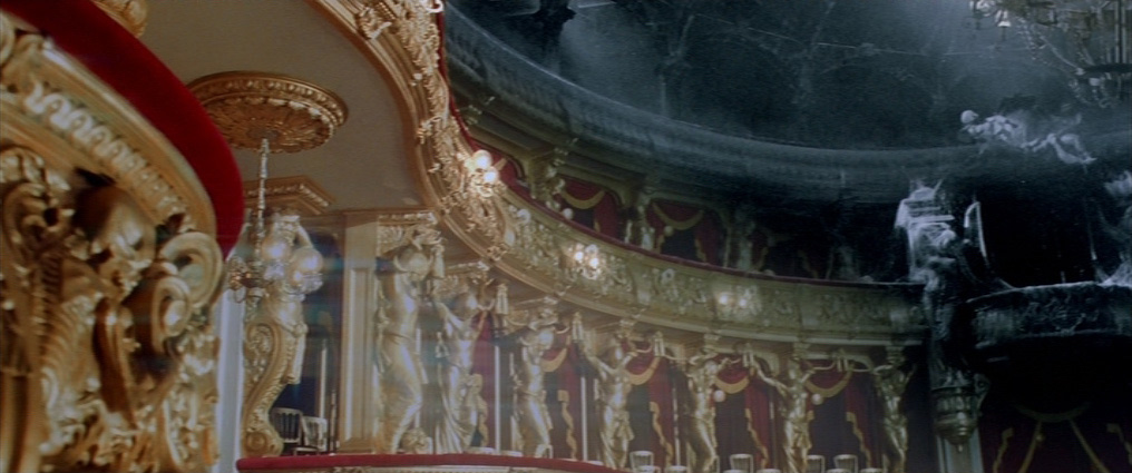 The Phantom of the Opera (2004). Cinematography by John Mathieson. Starring Emmy Rossum. The Phantom of the Opera