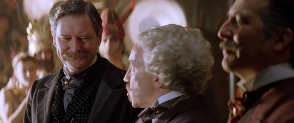 The Phantom of the Opera (2004). Cinematography by John Mathieson. Starring Emmy Rossum. Simon Callow in The Phantom of the Opera