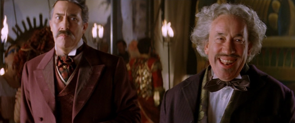 The Phantom of the Opera (2004). Cinematography by John Mathieson. Starring Emmy Rossum. Simon Callow in The Phantom of the Opera