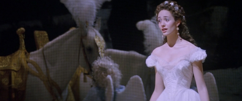 The Phantom of the Opera (2004). Cinematography by John Mathieson. Starring Emmy Rossum. The Phantom of the Opera