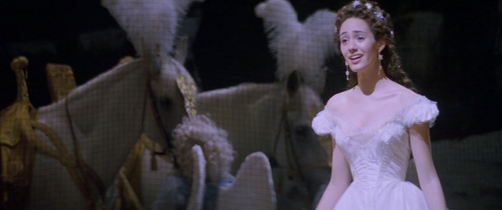 The Phantom of the Opera (2004). Cinematography by John Mathieson. Starring Emmy Rossum. The Phantom of the Opera