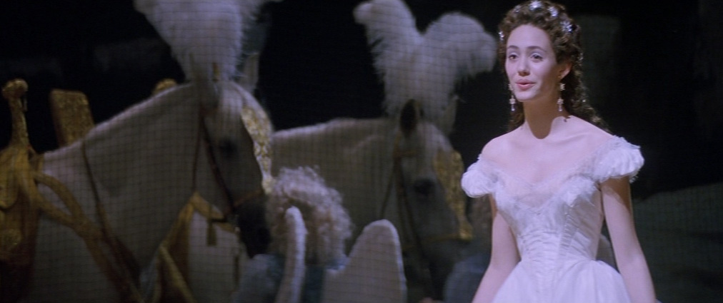 The Phantom of the Opera (2004). Cinematography by John Mathieson. Starring Emmy Rossum. The Phantom of the Opera