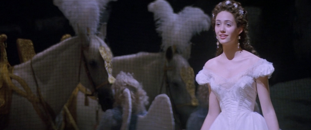 The Phantom of the Opera (2004). Cinematography by John Mathieson. Starring Emmy Rossum. The Phantom of the Opera