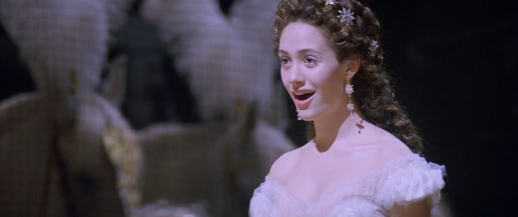 The Phantom of the Opera (2004). Cinematography by John Mathieson. Starring Emmy Rossum. The Phantom of the Opera