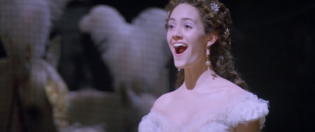 The Phantom of the Opera (2004). Cinematography by John Mathieson. Starring Emmy Rossum. The Phantom of the Opera