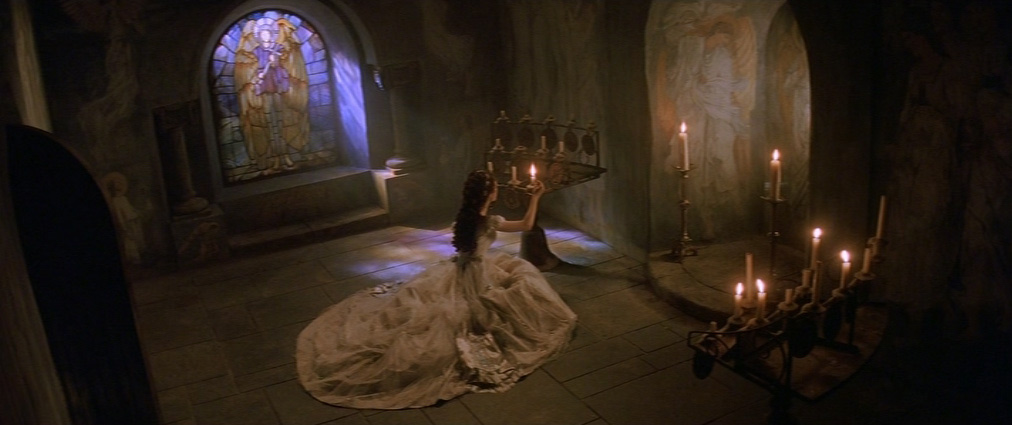The Phantom of the Opera (2004). Cinematography by John Mathieson. Starring Emmy Rossum. The Phantom of the Opera
