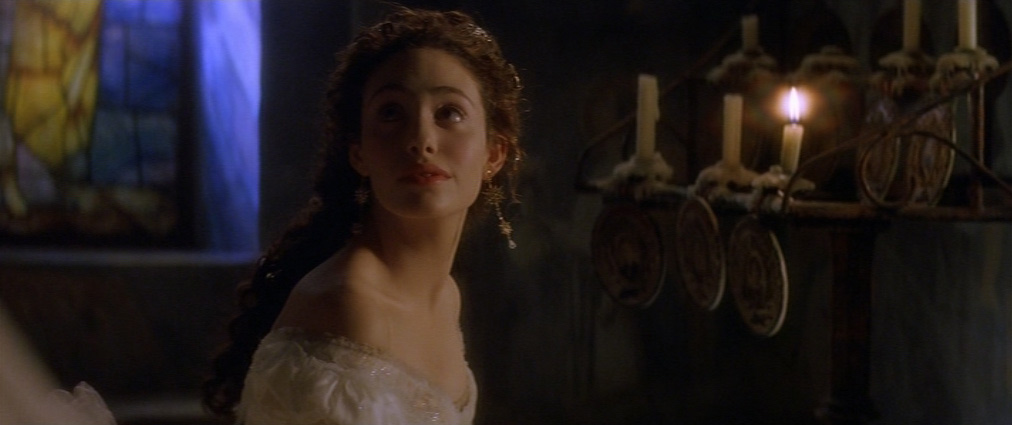 The Phantom of the Opera (2004). Cinematography by John Mathieson. Starring Emmy Rossum. The Phantom of the Opera