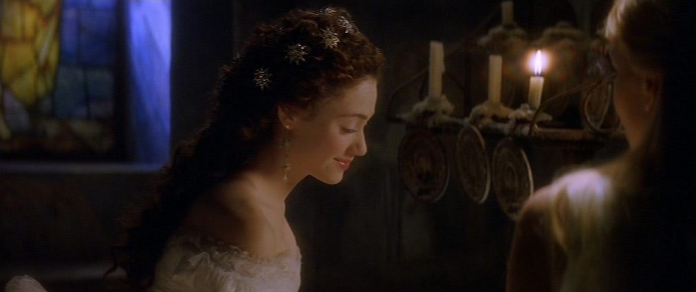 The Phantom of the Opera (2004). Cinematography by John Mathieson. Starring Emmy Rossum. The Phantom of the Opera