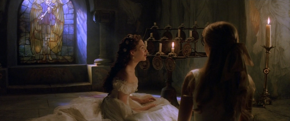 The Phantom of the Opera (2004). Cinematography by John Mathieson. Starring Emmy Rossum. The Phantom of the Opera