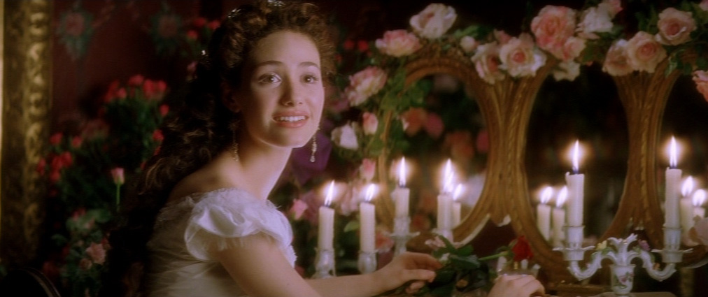 The Phantom of the Opera (2004). Cinematography by John Mathieson. Starring Emmy Rossum. Emmy Rossum in The Phantom of the Opera
