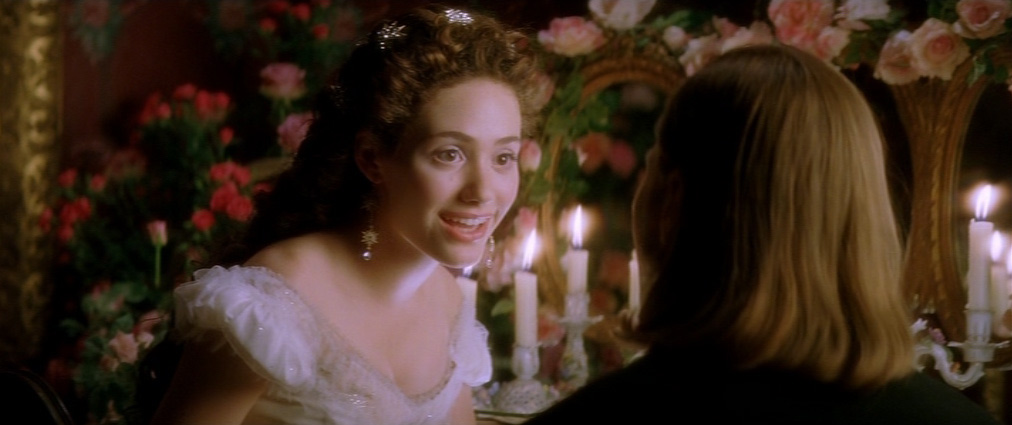 The Phantom of the Opera (2004). Cinematography by John Mathieson. Starring Emmy Rossum. The Phantom of the Opera