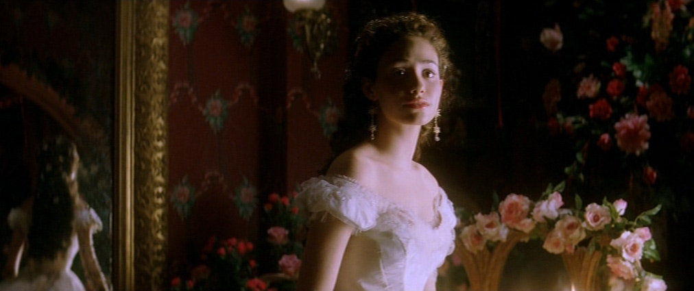 The Phantom of the Opera (2004). Cinematography by John Mathieson. Starring Emmy Rossum. The Phantom of the Opera
