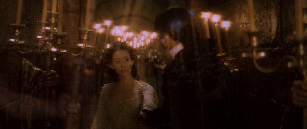 The Phantom of the Opera (2004). Cinematography by John Mathieson. Starring Emmy Rossum. The Phantom of the Opera