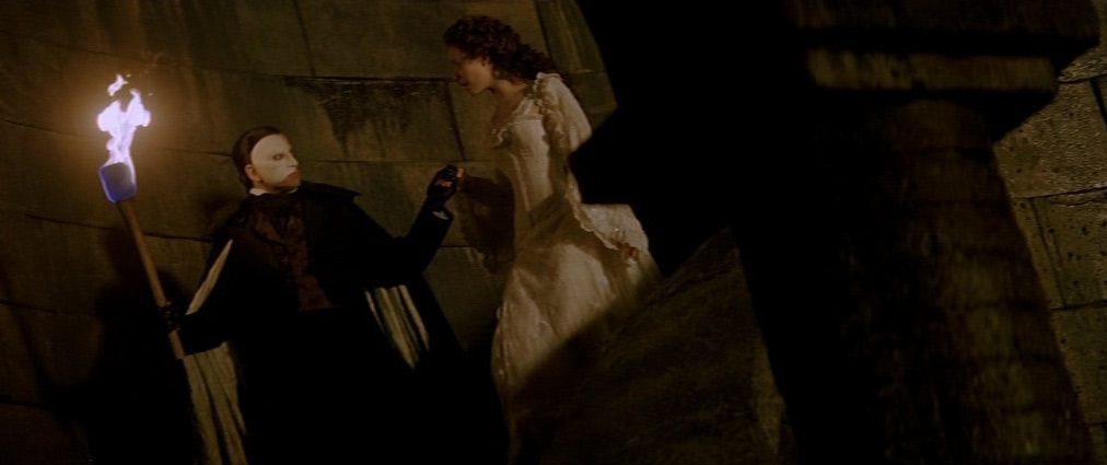 The Phantom of the Opera (2004). Cinematography by John Mathieson. Starring Emmy Rossum. The Phantom of the Opera