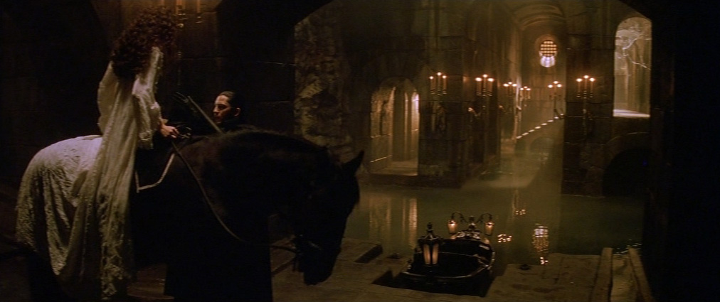 The Phantom of the Opera (2004). Cinematography by John Mathieson. Starring Emmy Rossum. The Phantom of the Opera