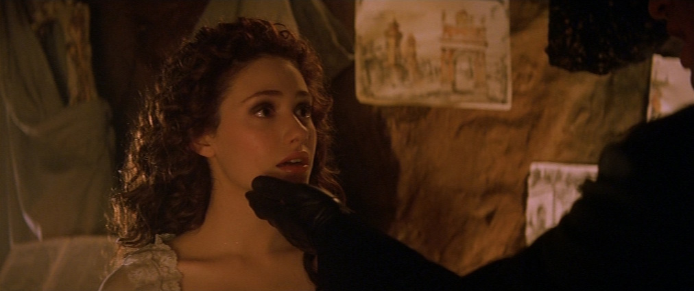 The Phantom of the Opera (2004). Cinematography by John Mathieson. Starring Emmy Rossum. The Phantom of the Opera