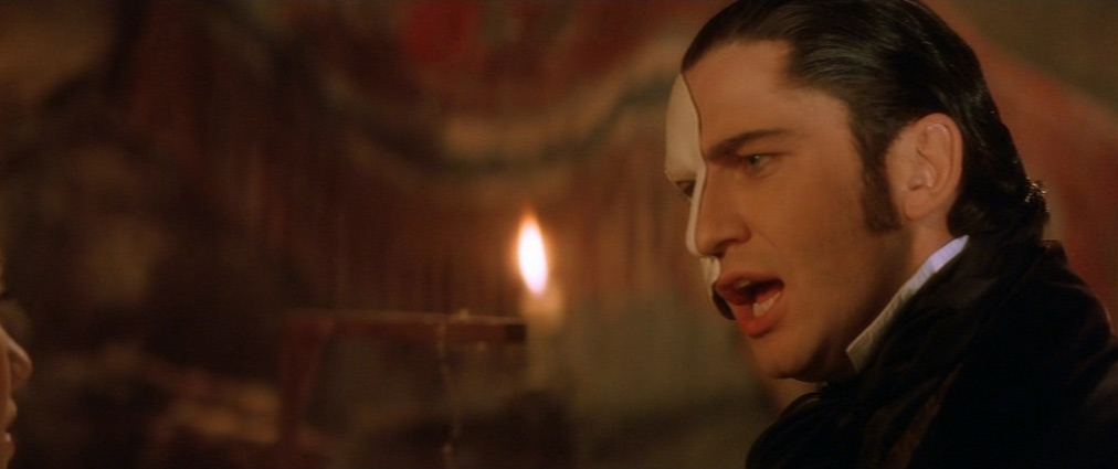 The Phantom of the Opera (2004). Cinematography by John Mathieson. Starring Emmy Rossum. Gerard Butler in The Phantom of the Opera