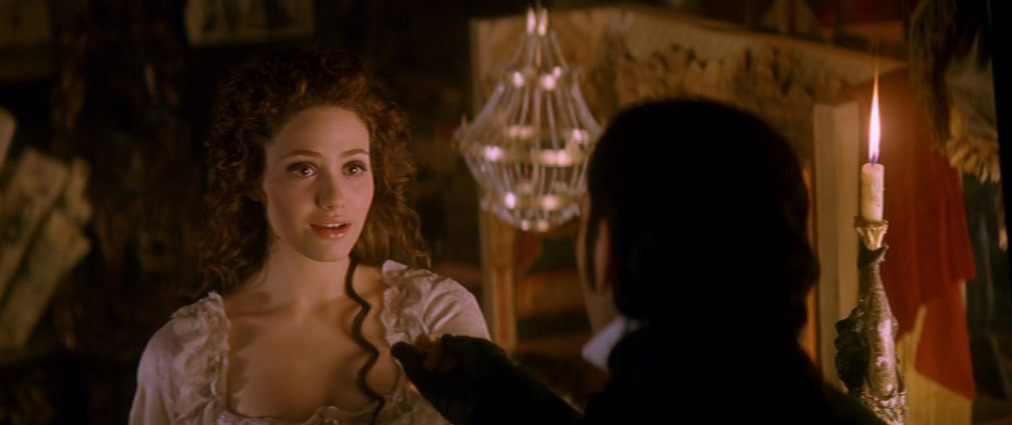 The Phantom of the Opera (2004). Cinematography by John Mathieson. Starring Emmy Rossum. The Phantom of the Opera
