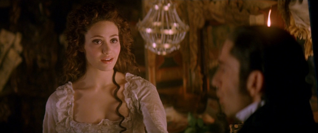 The Phantom of the Opera (2004). Cinematography by John Mathieson. Starring Emmy Rossum. The Phantom of the Opera