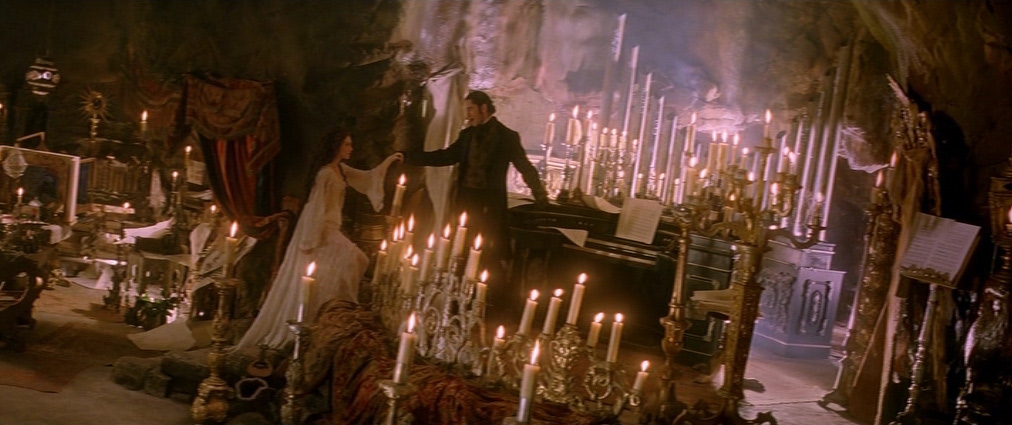 The Phantom of the Opera (2004). Cinematography by John Mathieson. Starring Emmy Rossum. The Phantom of the Opera