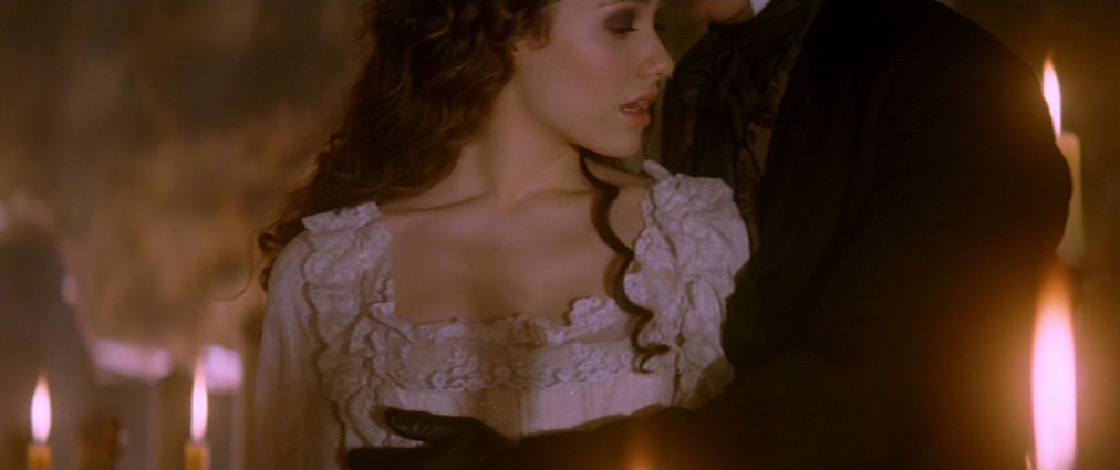 The Phantom of the Opera (2004). Cinematography by John Mathieson. Starring Emmy Rossum. The Phantom of the Opera