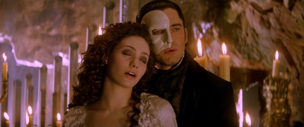 The Phantom of the Opera (2004). Cinematography by John Mathieson. Starring Emmy Rossum. The Phantom of the Opera