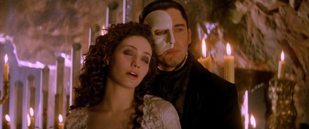 The Phantom of the Opera (2004). Cinematography by John Mathieson. Starring Emmy Rossum. The Phantom of the Opera