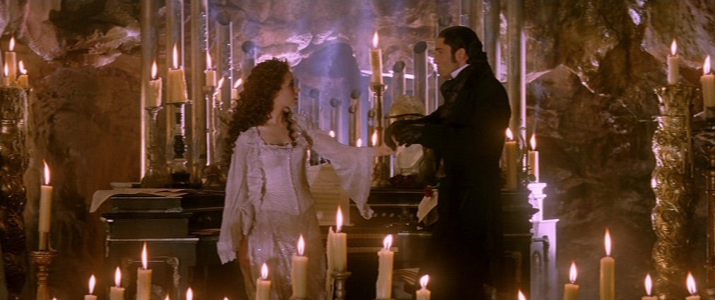 The Phantom of the Opera (2004). Cinematography by John Mathieson. Starring Emmy Rossum. The Phantom of the Opera
