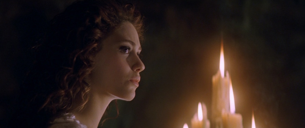 The Phantom of the Opera (2004). Cinematography by John Mathieson. Starring Emmy Rossum. The Phantom of the Opera