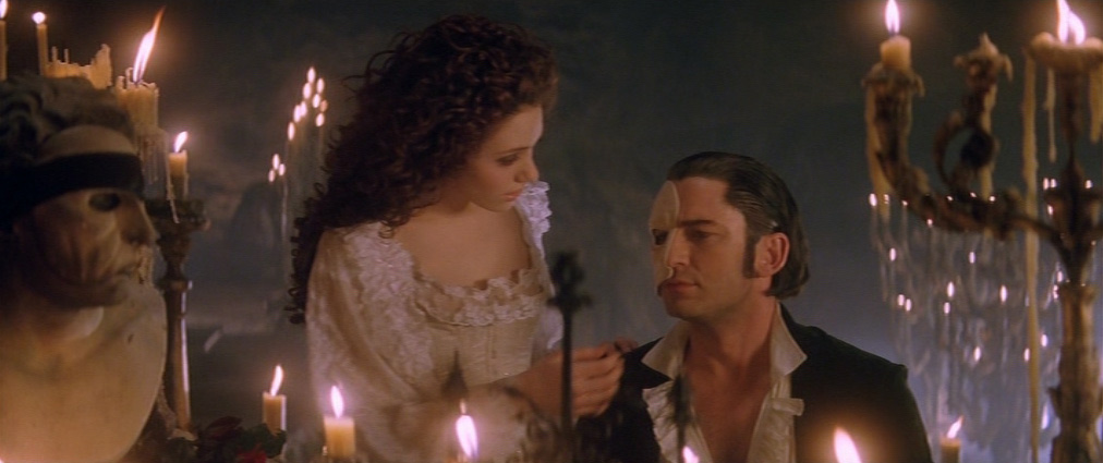 The Phantom of the Opera (2004). Cinematography by John Mathieson. Starring Emmy Rossum. The Phantom of the Opera
