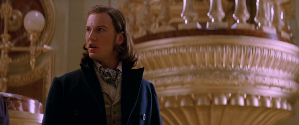 The Phantom of the Opera (2004). Cinematography by John Mathieson. Starring Emmy Rossum. Patrick Wilson in The Phantom of the Opera