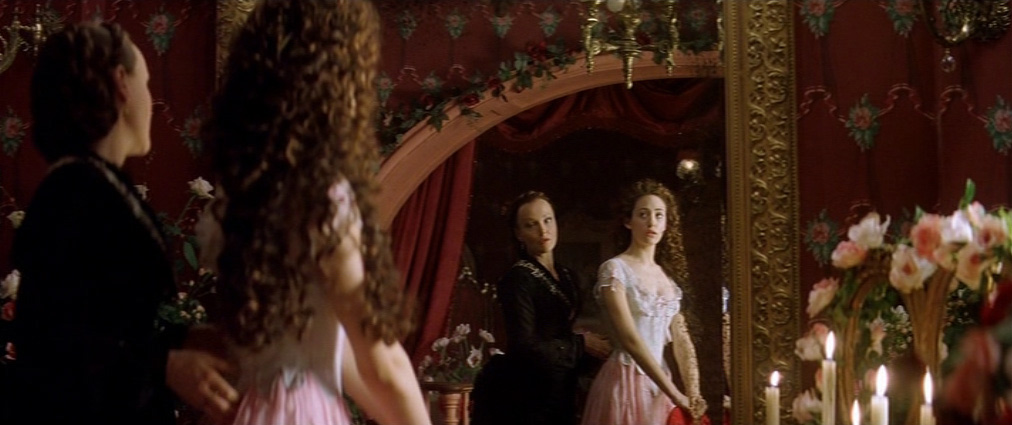The Phantom of the Opera (2004). Cinematography by John Mathieson. Starring Emmy Rossum. The Phantom of the Opera
