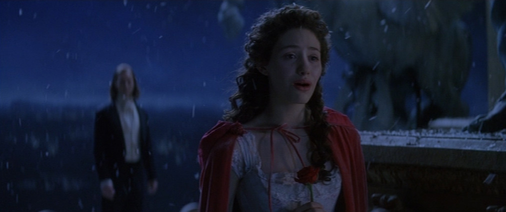 The Phantom of the Opera (2004). Cinematography by John Mathieson. Starring Emmy Rossum. The Phantom of the Opera