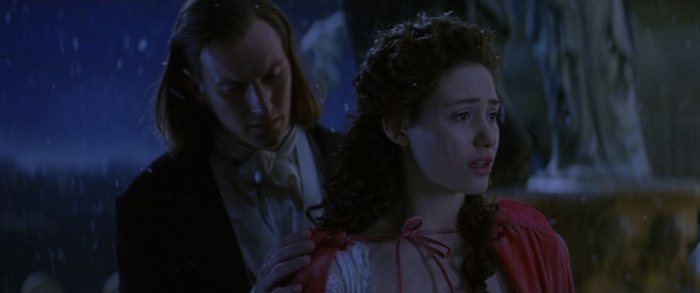 The Phantom of the Opera (2004). Cinematography by John Mathieson. Starring Emmy Rossum. The Phantom of the Opera
