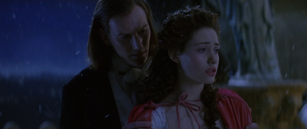 The Phantom of the Opera (2004). Cinematography by John Mathieson. Starring Emmy Rossum. Emmy Rossum in The Phantom of the Opera