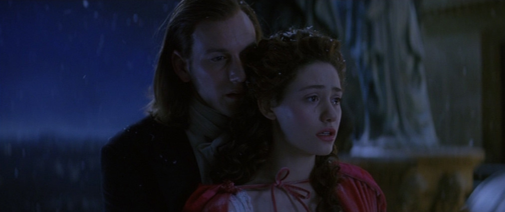 The Phantom of the Opera (2004). Cinematography by John Mathieson. Starring Emmy Rossum. The Phantom of the Opera