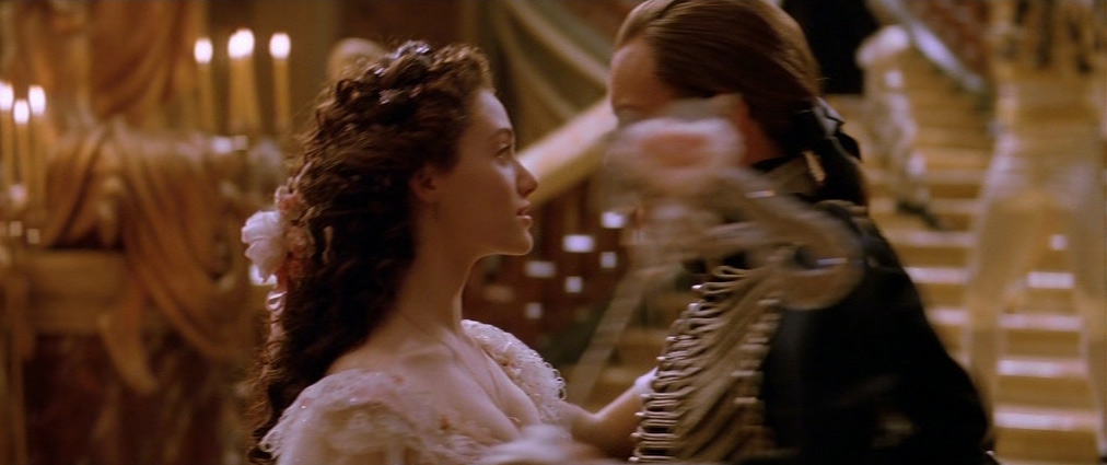 The Phantom of the Opera (2004). Cinematography by John Mathieson. Starring Emmy Rossum. The Phantom of the Opera