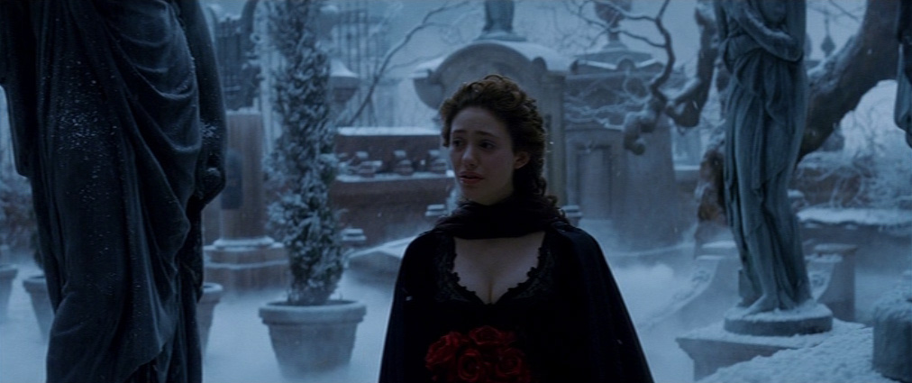 The Phantom of the Opera (2004). Cinematography by John Mathieson. Starring Emmy Rossum. The Phantom of the Opera
