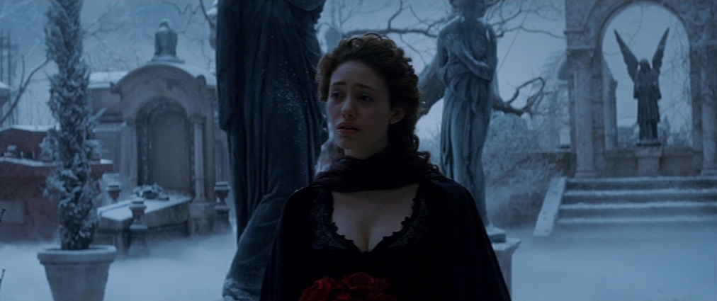 The Phantom of the Opera (2004). Cinematography by John Mathieson. Starring Emmy Rossum. The Phantom of the Opera