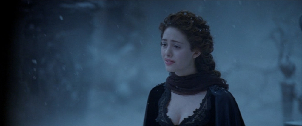The Phantom of the Opera (2004). Cinematography by John Mathieson. Starring Emmy Rossum. The Phantom of the Opera