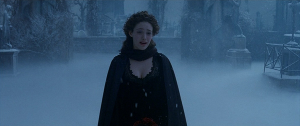 The Phantom of the Opera (2004). Cinematography by John Mathieson. Starring Emmy Rossum. The Phantom of the Opera