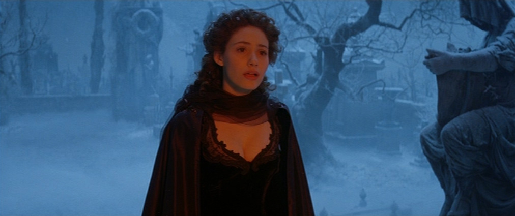 The Phantom of the Opera (2004). Cinematography by John Mathieson. Starring Emmy Rossum. The Phantom of the Opera