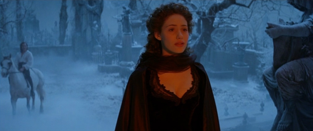 The Phantom of the Opera (2004). Cinematography by John Mathieson. Starring Emmy Rossum. The Phantom of the Opera