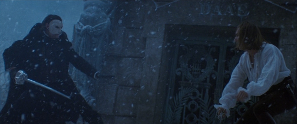 The Phantom of the Opera (2004). Cinematography by John Mathieson. Starring Emmy Rossum. The Phantom of the Opera