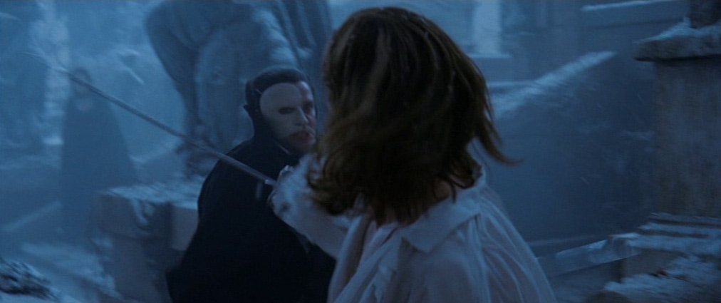 The Phantom of the Opera (2004). Cinematography by John Mathieson. Starring Emmy Rossum. The Phantom of the Opera