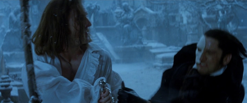 The Phantom of the Opera (2004). Cinematography by John Mathieson. Starring Emmy Rossum. The Phantom of the Opera