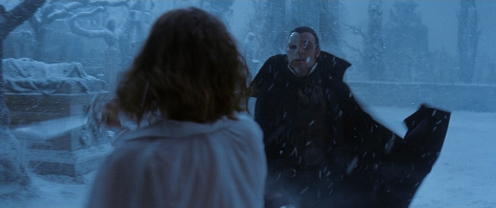 The Phantom of the Opera (2004). Cinematography by John Mathieson. Starring Emmy Rossum. The Phantom of the Opera